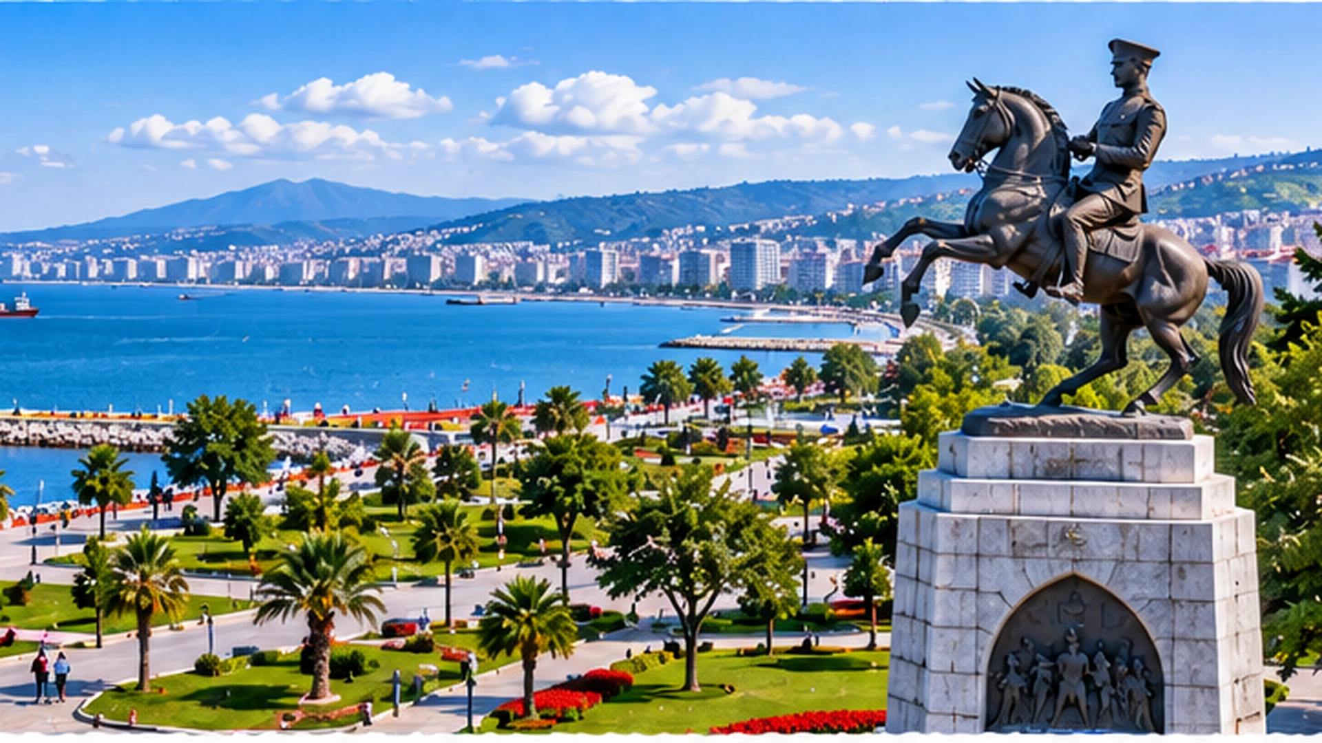 Samsun sahil ve şehir turu manzarası